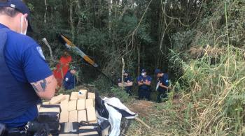 Na segunda (20), helicóptero caiu no interior de São Paulo com 246 kg de cocaína