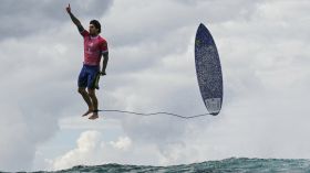 Foto de Gabriel Medina nos Jogos Olímpicos de Paris ganha ‘Oscar’ do esporte