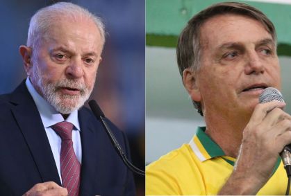 Luiz Inácio Lula da Silva (PT) e Jair Bolsonaro (PL)