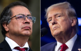 Gustavo Petro, presidente da Colômbia e Donald Trump, presidente dos EUA