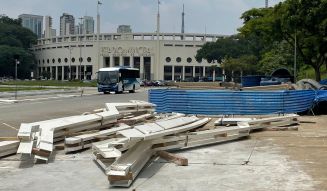 Às vésperas da final da Copinha, Pacaembu segue "em obras"; veja fotos