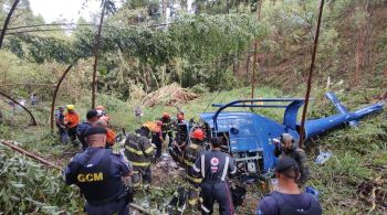 Aeronave foi avistada pelo helicóptero Águia do Corpo de Bombeiros no Morro do Tico Tico, nesta sexta-feira (17)