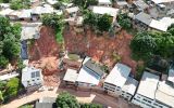 Áreas mais afetadas pela tromba d’água que atingiu Ipatinga (MG) na madrugada do dia 12 de janeiro.