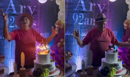 Ary Fontoura faz festa repleta de famosos para celebrar 92 anos