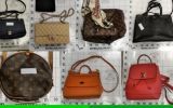 Bolsas de luxo estão entre os itens que foram leiloados