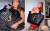 Beatriz Reis compra bolsa de luxo