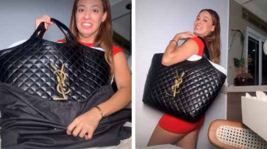 Beatriz Reis compra bolsa de luxo