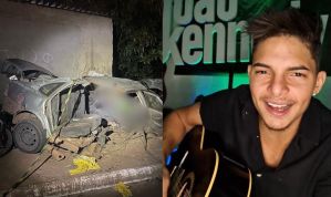 Cantor sertanejo morre em acidente de carro que se partiu ao meio em GO