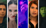 Fernanda Torres ("Ainda Estou Aqui"), Demi Moore ("A Substância"), Mikey Madison ("Anora"), Karla Sofía Gascón (Emilia Pérez) e Cynthia Erivo ("Wicked")