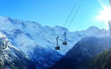 Teleférico mais íngreme do mundo é inaugurado nos alpes da Suíça