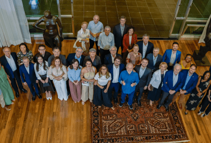 Autoridades brasileiras reunidas no Palácio da Alvorada