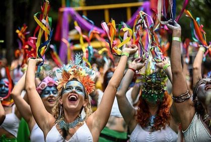 Bloco de carnaval em São Paulo