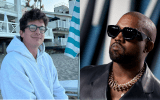 Kanye, que desativou sua conta no X após uma série de declarações antissemitas e misóginas, divulgou a nova camiseta branca em sua página