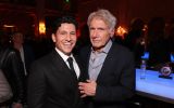 Danny Ramirez e Harrison Ford na première de "Capitão América: Admirável Novo Mundo"