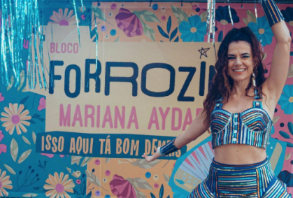 Bloco Forrozin, com Mariana Aydar, desfila no pré-Carnaval de São Paulo neste sábado (22), no Ibirapuera