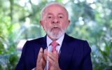 O presidente Luiz Inácio Lula da Silva em entrevista nesta quarta-feira (12)