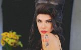 Luciana Gimenez se caracteriza de Amy Winehouse