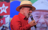 Presidente Luiz Inácio Lula da Silva em celebração de aniversário do Partido dos Trabalhadores (PT)