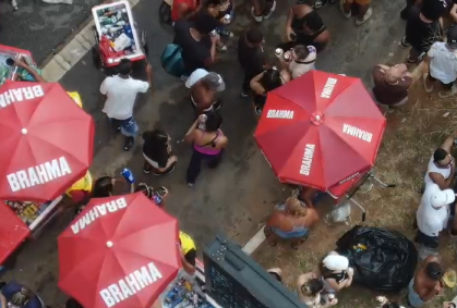 Trio é preso após furto em bloco de pré-carnaval flagrado por drones